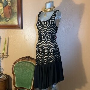 Isabel Marant Etoile Black Crochet Dress.  Sz M